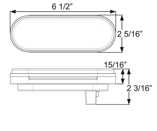 6" Amber LED Light - 16 Diodes - Image 2